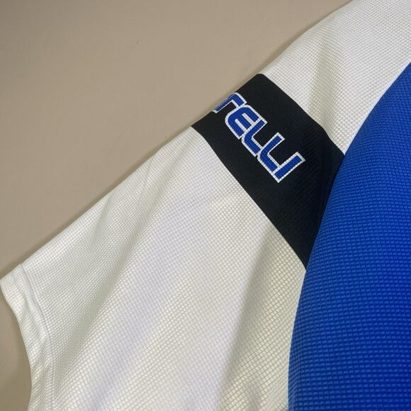 Castelli Blue Full Zip Cycling Jersey Size Large - Picture 7 of 16